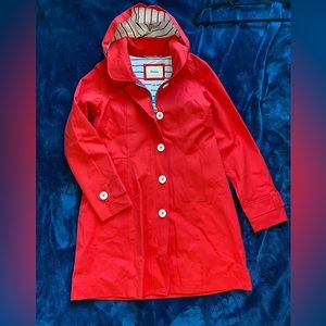 Hatley Red Rain Jacket- New and never worn. Size 12